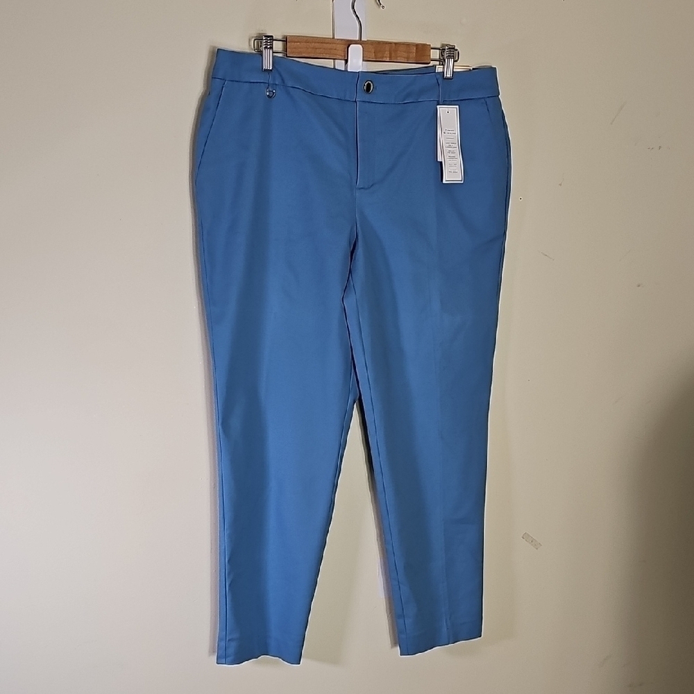 Charter Club Tummy Sliming Blue Pants Sise 14 Womens